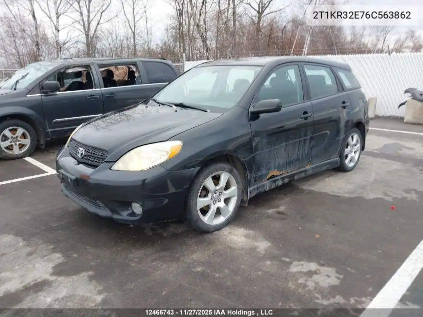 2T1KR32E76C563862 2006 Toyota Corolla Matrix Xr