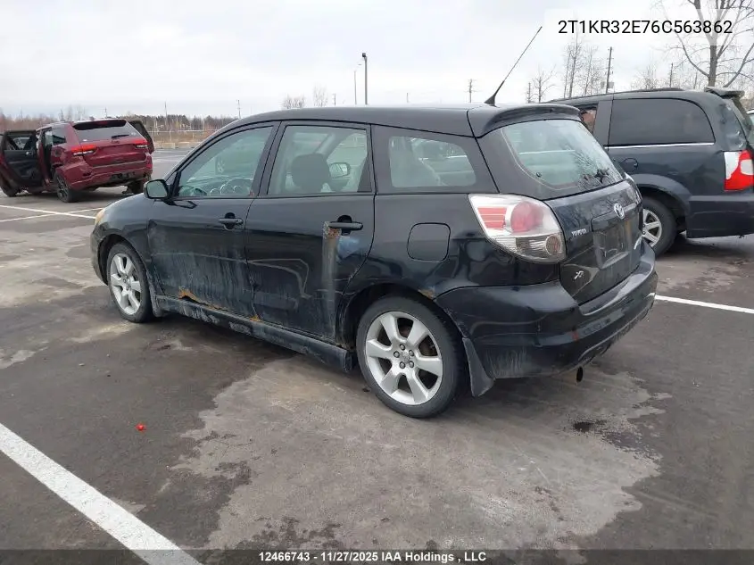 2T1KR32E76C563862 2006 Toyota Corolla Matrix Xr