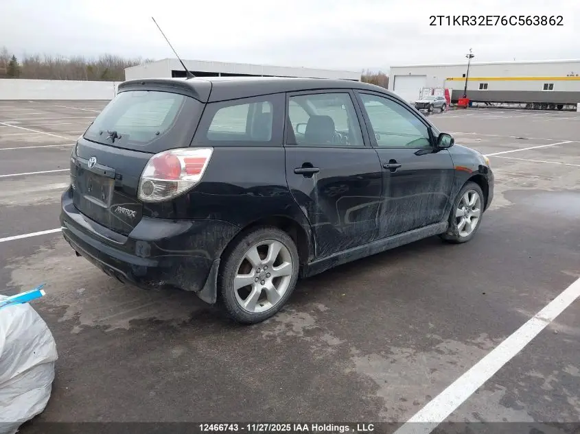 2T1KR32E76C563862 2006 Toyota Corolla Matrix Xr