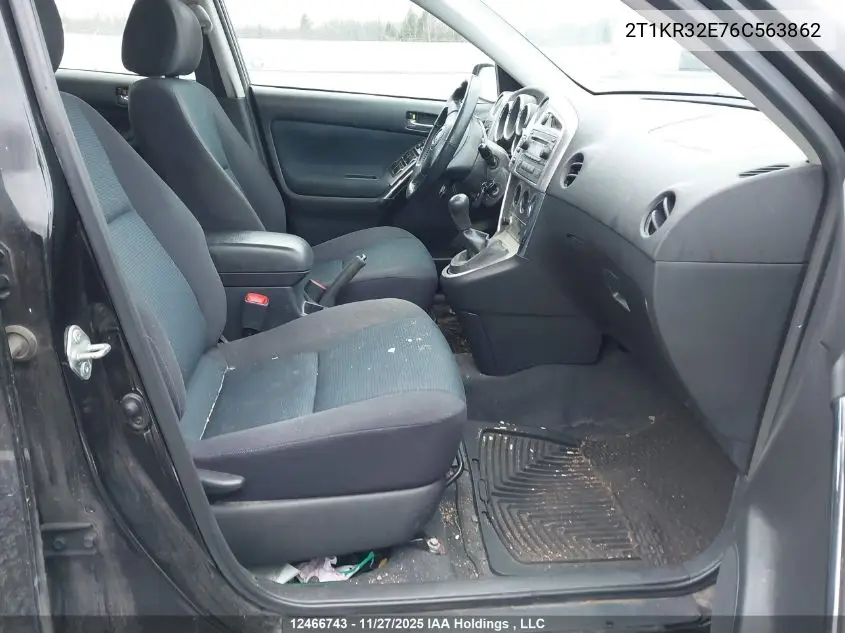2T1KR32E76C563862 2006 Toyota Corolla Matrix Xr