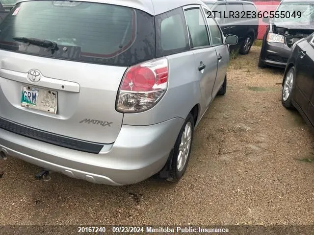 2006 Toyota Matrix VIN: 2T1LR32E36C555049 Lot: 20167240