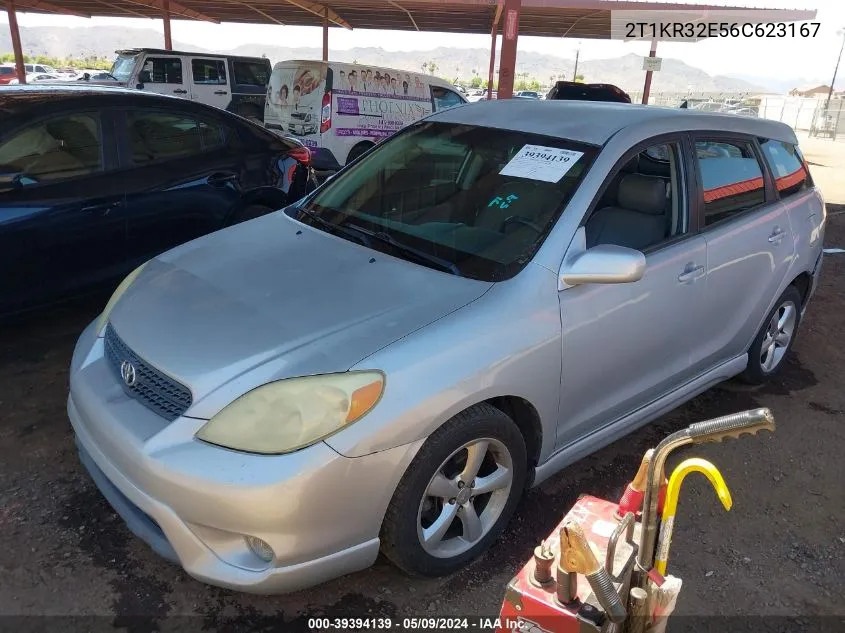 2006 Toyota Matrix Xr VIN: 2T1KR32E56C623167 Lot: 39394139