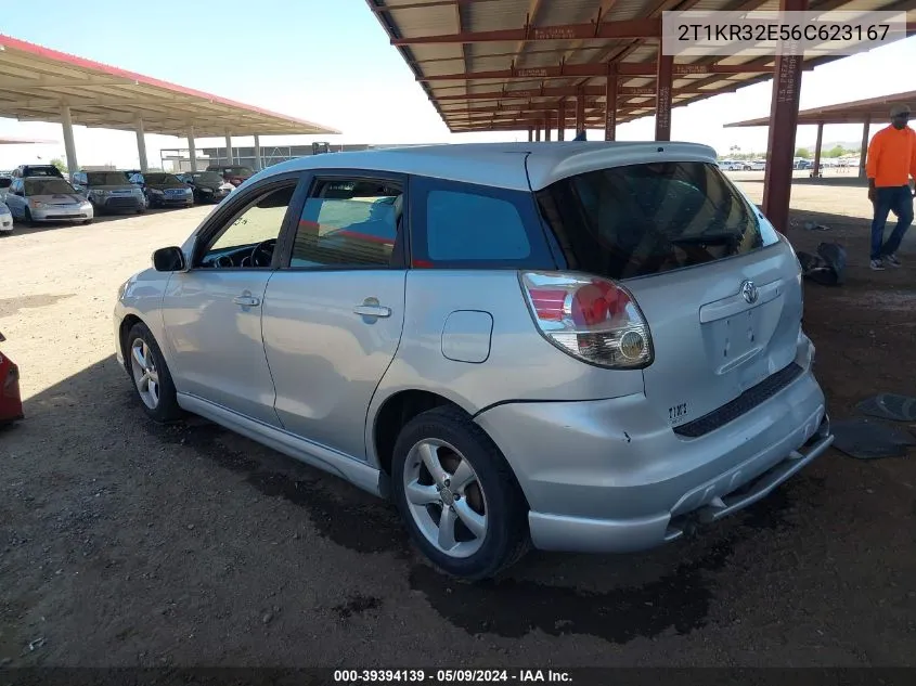 2006 Toyota Matrix Xr VIN: 2T1KR32E56C623167 Lot: 39394139