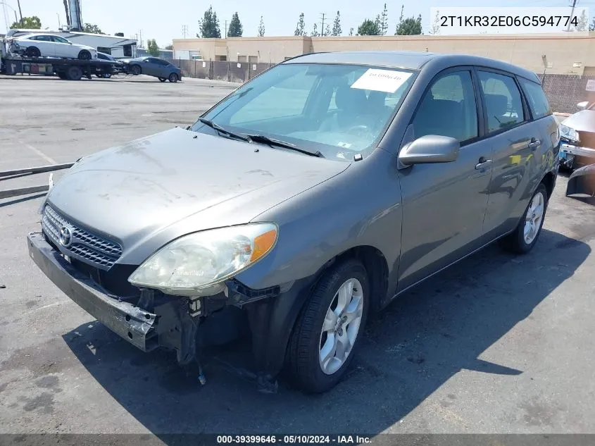 2T1KR32E06C594774 2006 Toyota Matrix Xr