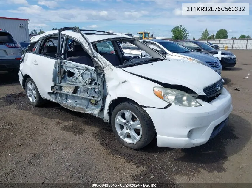 2T1KR32E76C560332 2006 Toyota Matrix Xr