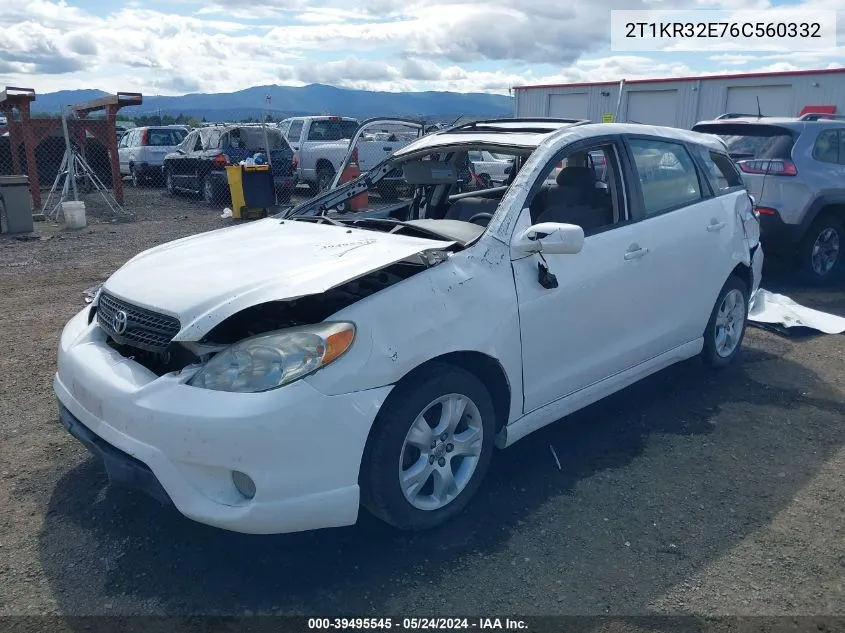 2T1KR32E76C560332 2006 Toyota Matrix Xr