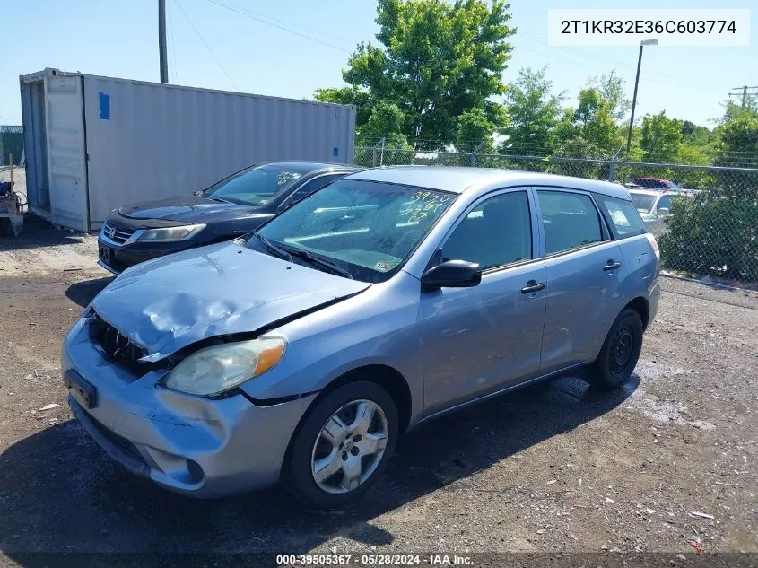 2T1KR32E36C603774 2006 Toyota Matrix