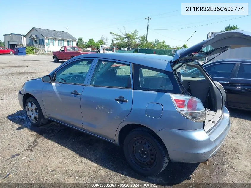 2T1KR32E36C603774 2006 Toyota Matrix