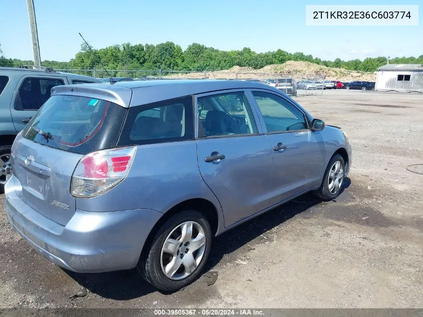 2T1KR32E36C603774 2006 Toyota Matrix