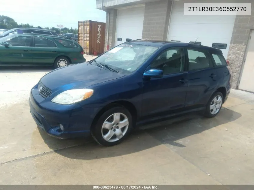 2006 Toyota Matrix Xr VIN: 2T1LR30E36C552770 Lot: 39623479