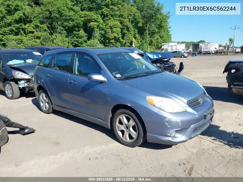 2006 Toyota Matrix Xr VIN: 2T1LR30EX6C562244 Lot: 39633559