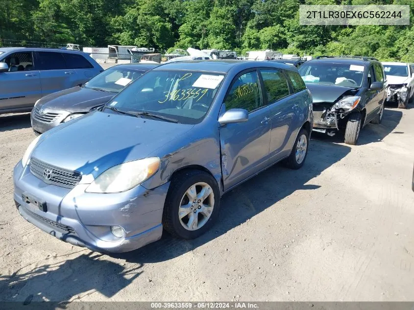 2006 Toyota Matrix Xr VIN: 2T1LR30EX6C562244 Lot: 39633559