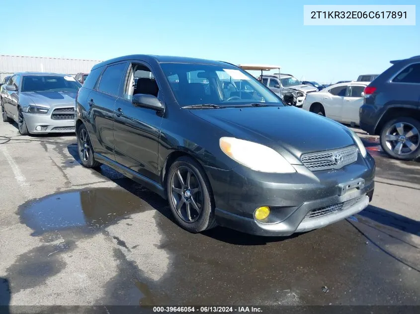 2T1KR32E06C617891 2006 Toyota Matrix Xr