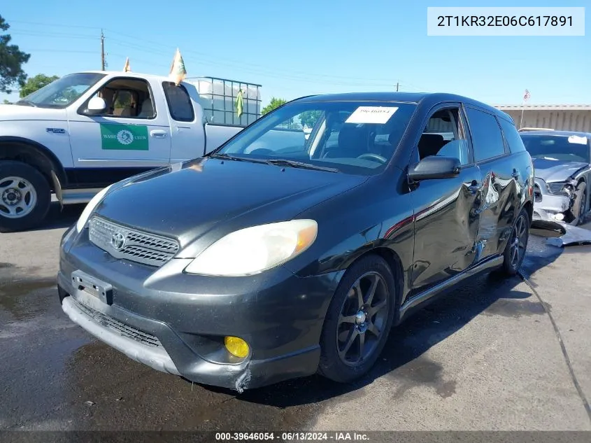 2T1KR32E06C617891 2006 Toyota Matrix Xr