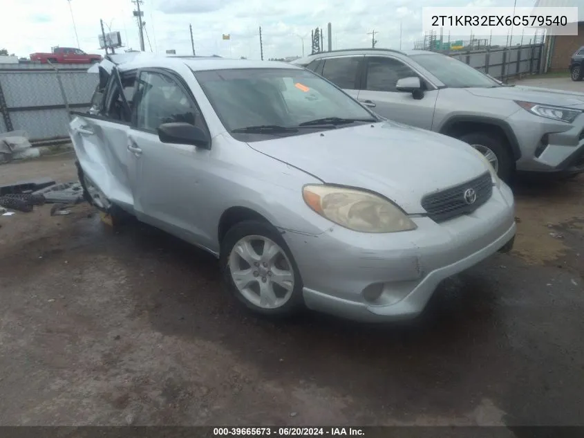 2T1KR32EX6C579540 2006 Toyota Matrix Xr