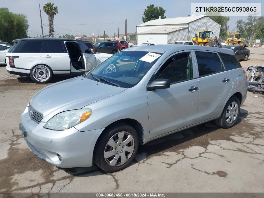 2006 Toyota Matrix VIN: 2T1KR32E56C590865 Lot: 39682455