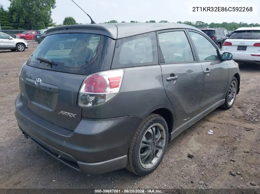 2T1KR32E86C592268 2006 Toyota Matrix Xr