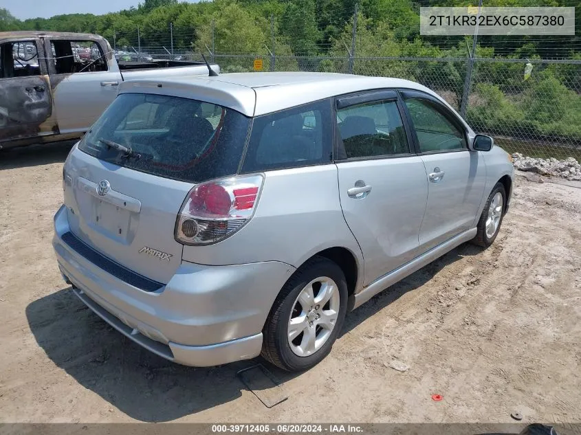 2T1KR32EX6C587380 2006 Toyota Matrix Xr