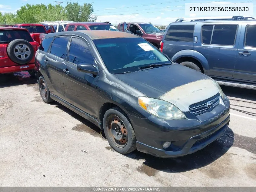 2006 Toyota Matrix Xr VIN: 2T1KR32E56C558630 Lot: 39723619