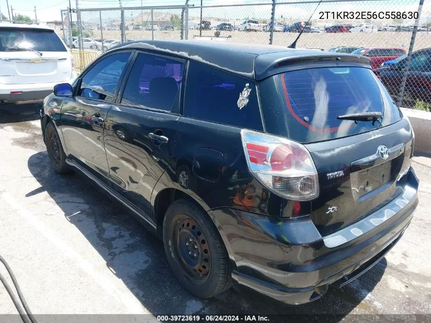 2006 Toyota Matrix Xr VIN: 2T1KR32E56C558630 Lot: 39723619