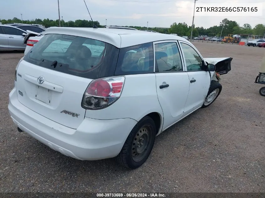 2T1KR32E66C576165 2006 Toyota Matrix