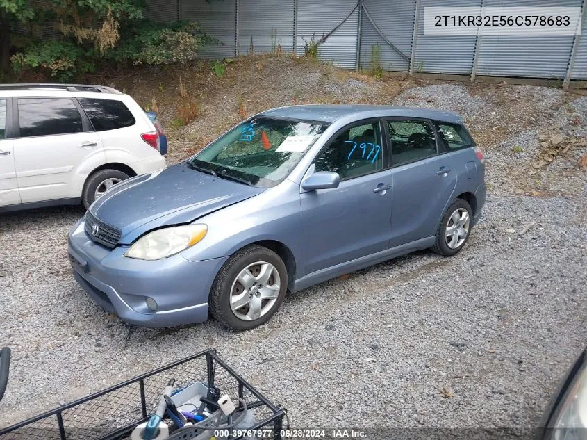 2T1KR32E56C578683 2006 Toyota Matrix Xr