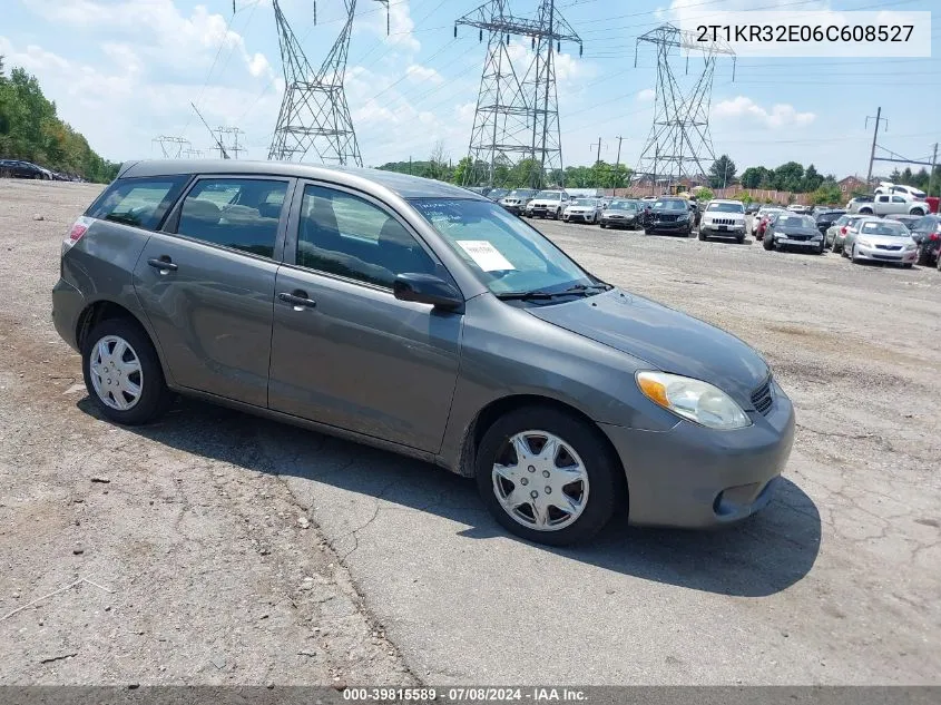 2006 Toyota Matrix VIN: 2T1KR32E06C608527 Lot: 39815589