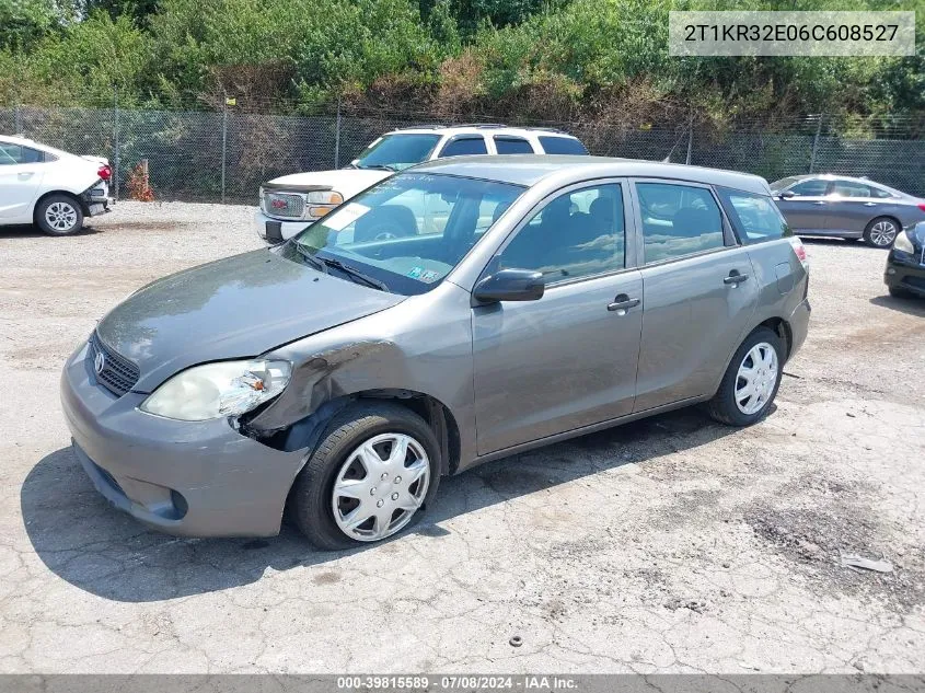 2006 Toyota Matrix VIN: 2T1KR32E06C608527 Lot: 39815589