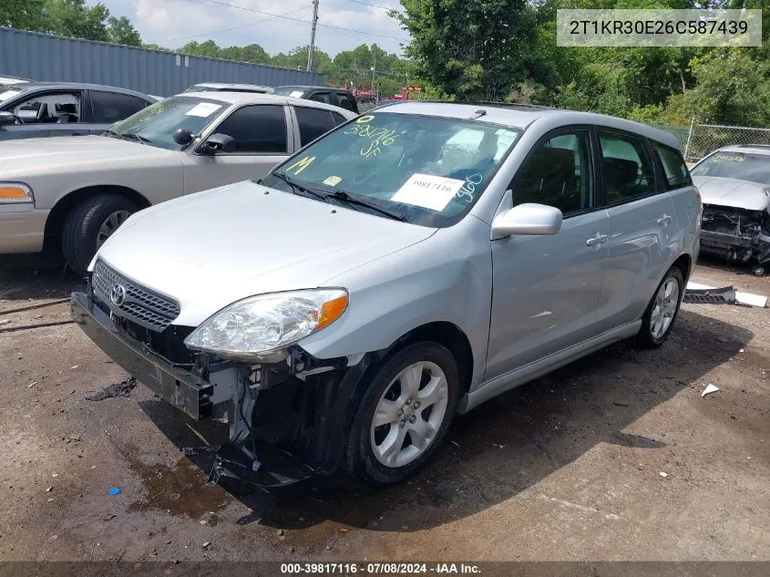 2T1KR30E26C587439 2006 Toyota Matrix Xr