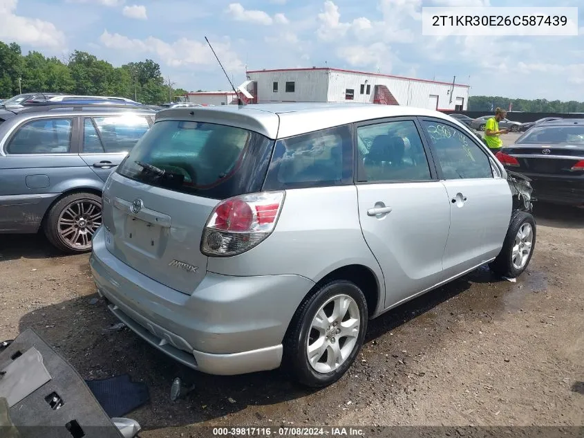 2T1KR30E26C587439 2006 Toyota Matrix Xr