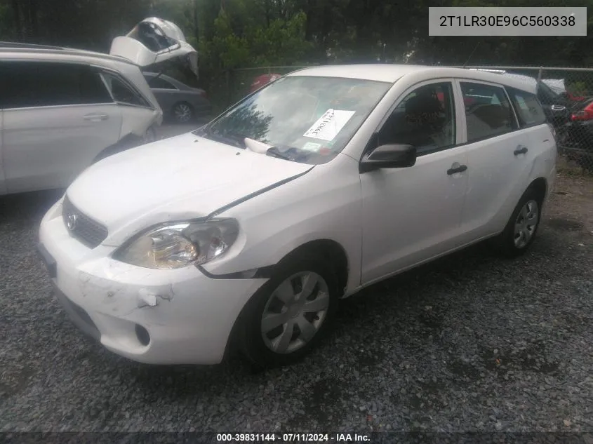 2006 Toyota Matrix VIN: 2T1LR30E96C560338 Lot: 39831144