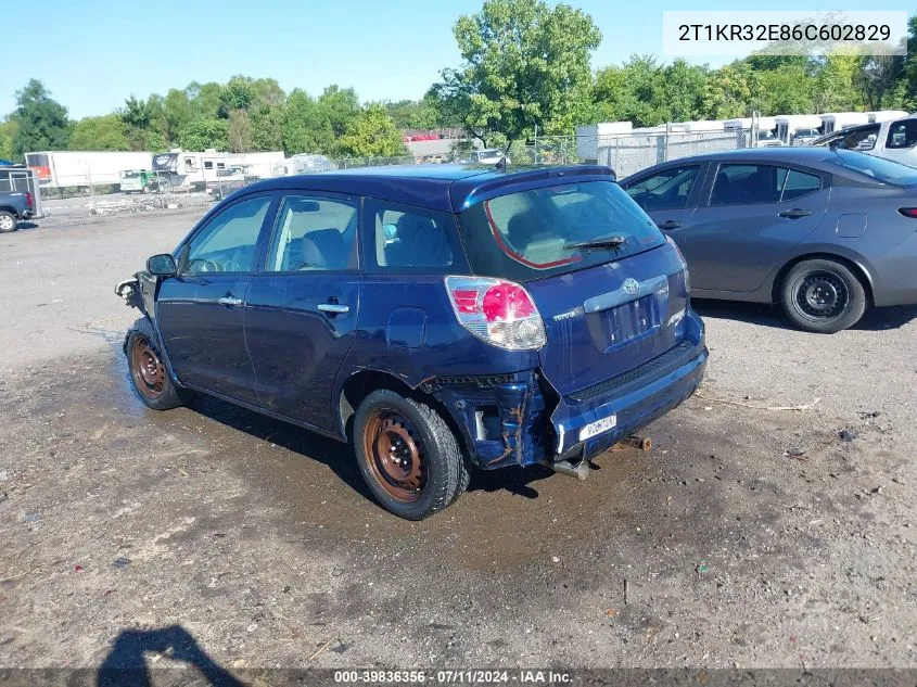 2T1KR32E86C602829 2006 Toyota Matrix