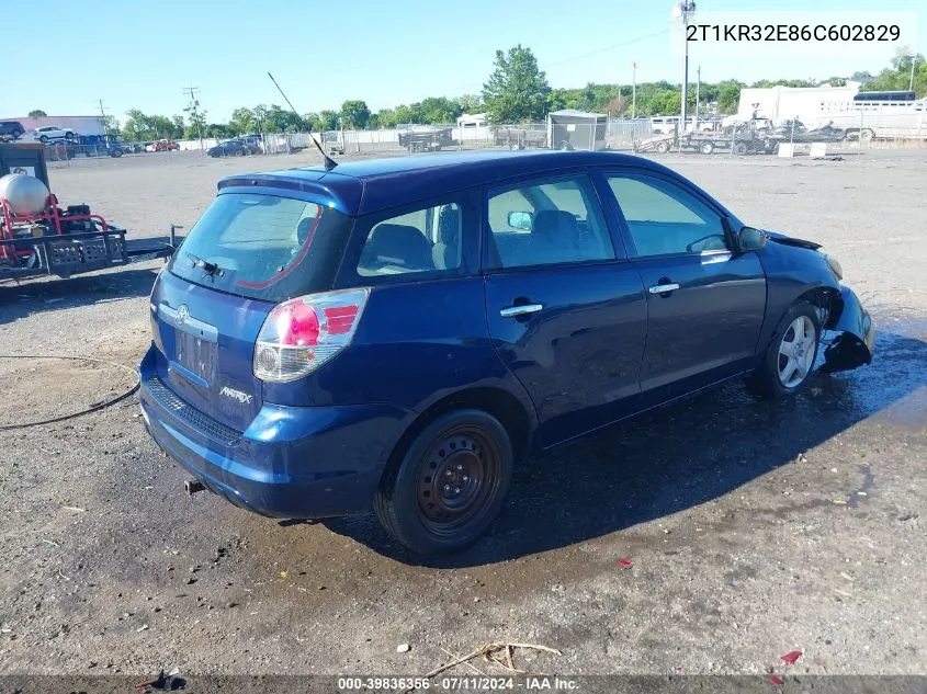 2T1KR32E86C602829 2006 Toyota Matrix