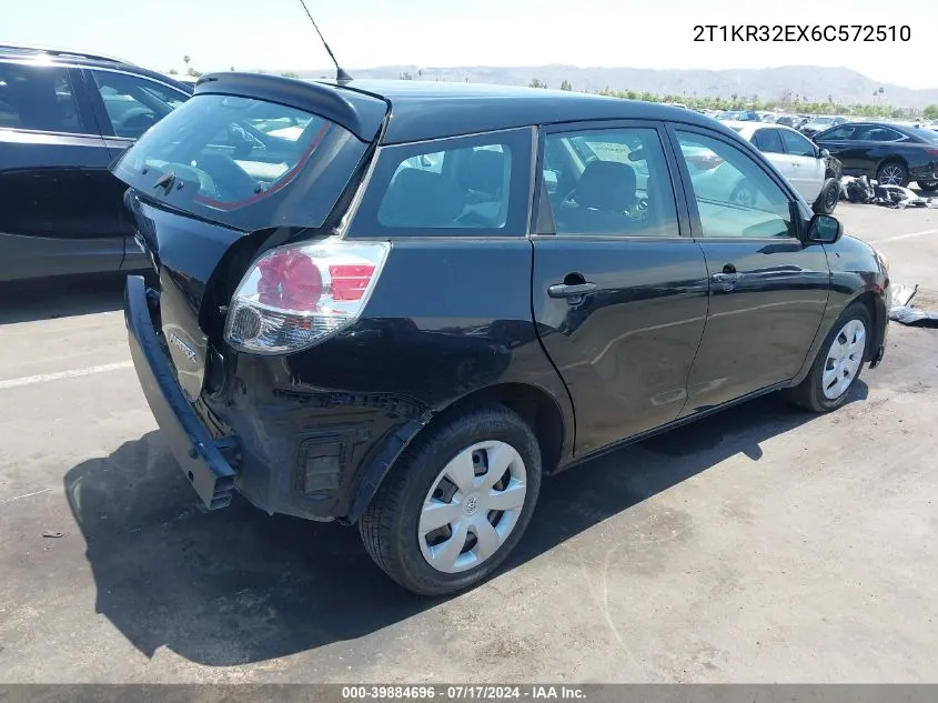 2T1KR32EX6C572510 2006 Toyota Matrix