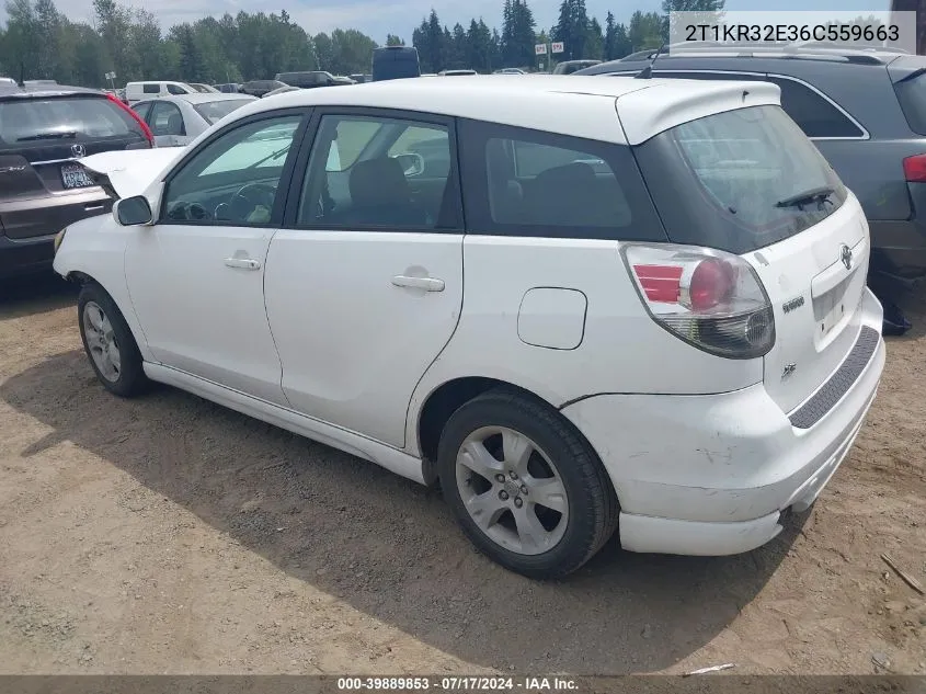 2T1KR32E36C559663 2006 Toyota Matrix Xr