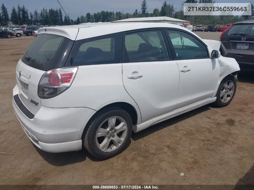 2T1KR32E36C559663 2006 Toyota Matrix Xr