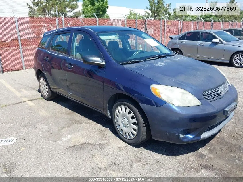 2T1KR32E26C577569 2006 Toyota Matrix Xr