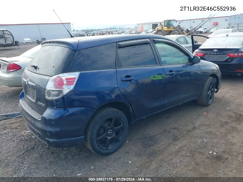 2T1LR32E46C552936 2006 Toyota Matrix Xr