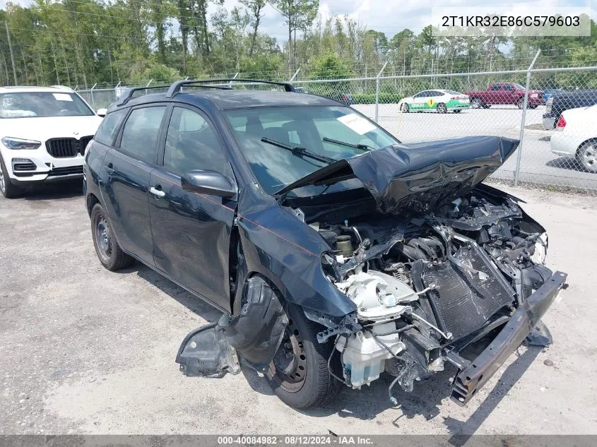 2T1KR32E86C579603 2006 Toyota Matrix Xr