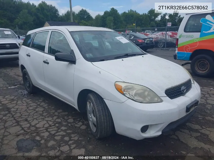 2T1KR32E66C578062 2006 Toyota Matrix