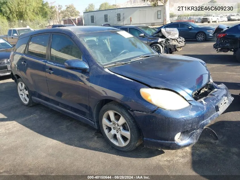 2006 Toyota Matrix Xr VIN: 2T1KR32E46C609230 Lot: 40150644