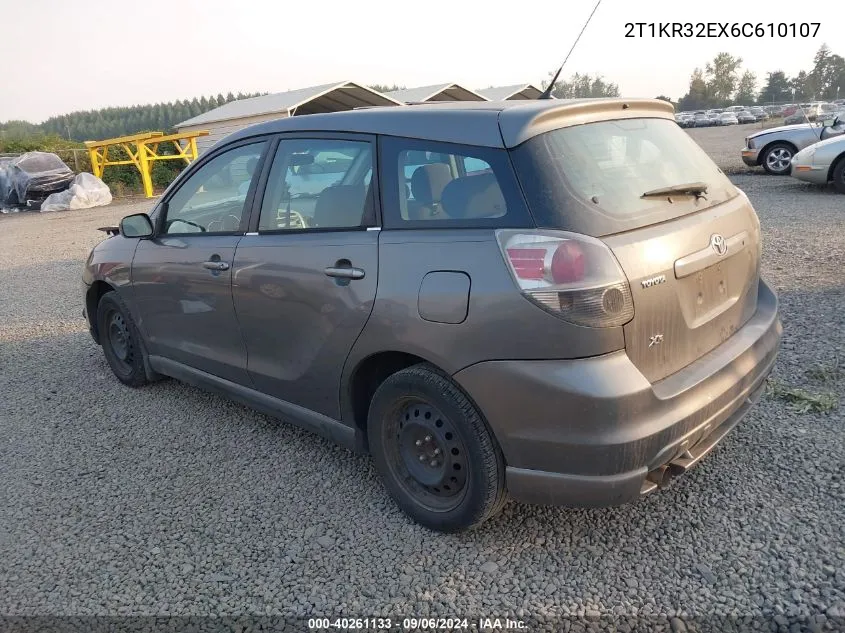 2T1KR32EX6C610107 2006 Toyota Matrix Xr