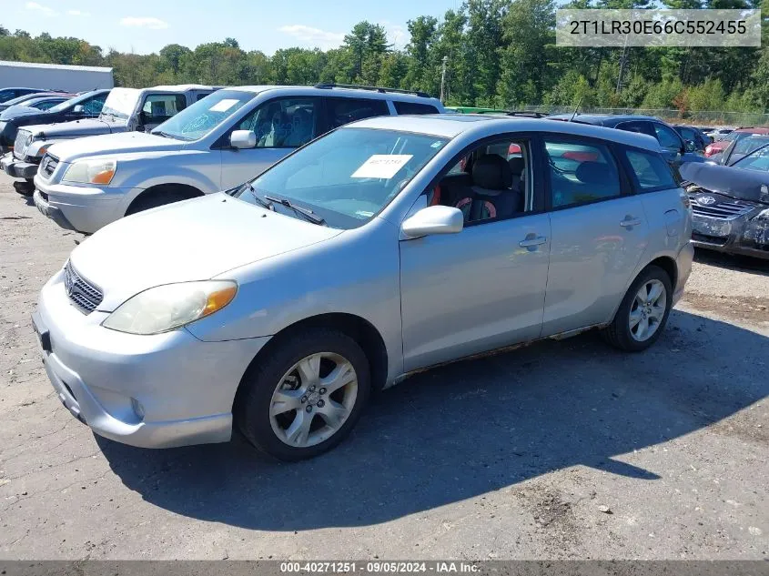 2006 Toyota Matrix Xr VIN: 2T1LR30E66C552455 Lot: 40271251