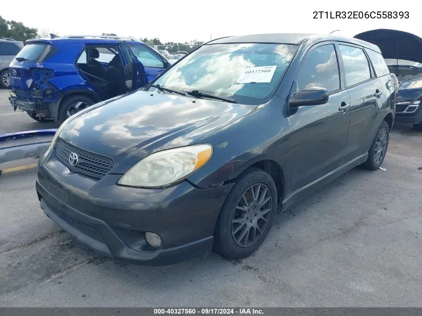 2006 Toyota Matrix Xr VIN: 2T1LR32E06C558393 Lot: 40327560