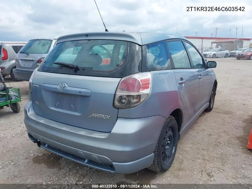 2T1KR32E46C603542 2006 Toyota Matrix Xr