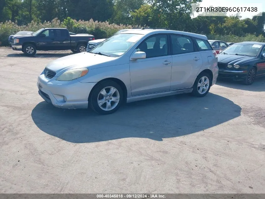 2T1KR30E96C617438 2006 Toyota Matrix Xr