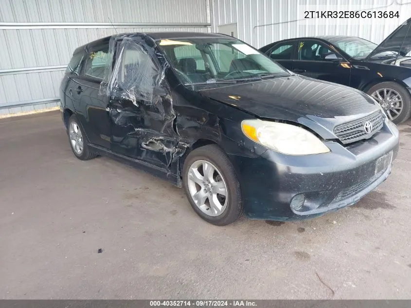 2006 Toyota Corolla Matrix Xr VIN: 2T1KR32E86C613684 Lot: 40352714