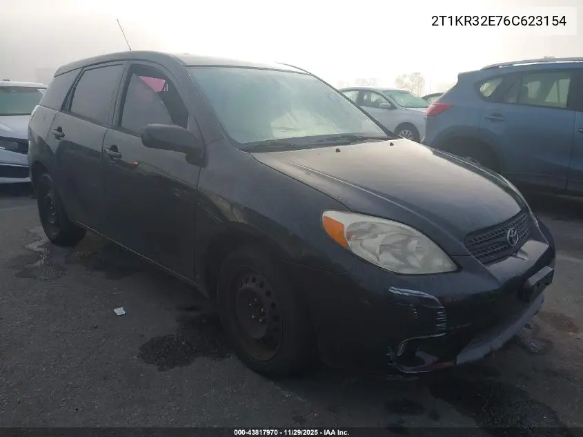 2T1KR32E76C623154 2006 Toyota Matrix