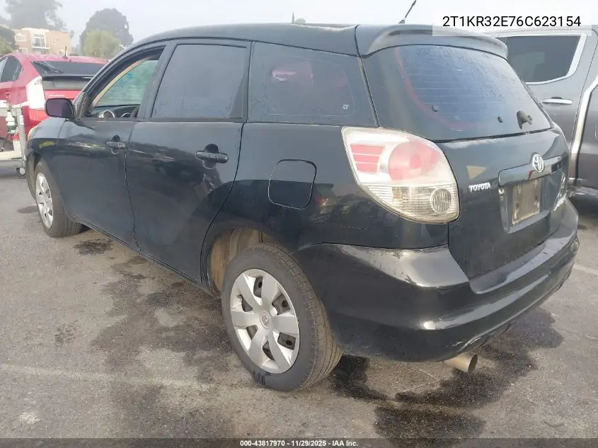 2T1KR32E76C623154 2006 Toyota Matrix