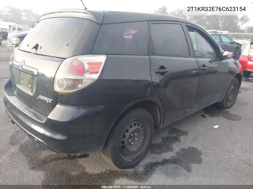2T1KR32E76C623154 2006 Toyota Matrix